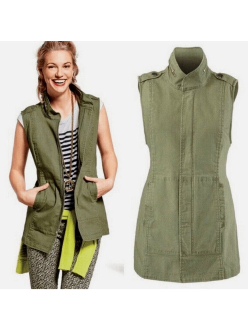 CAbi Explorer Vest Long Military style size M